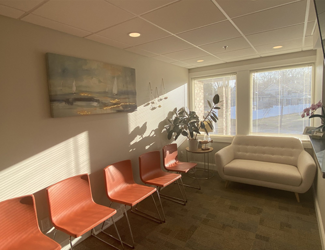 patients waiting room coastal dental arts peabody